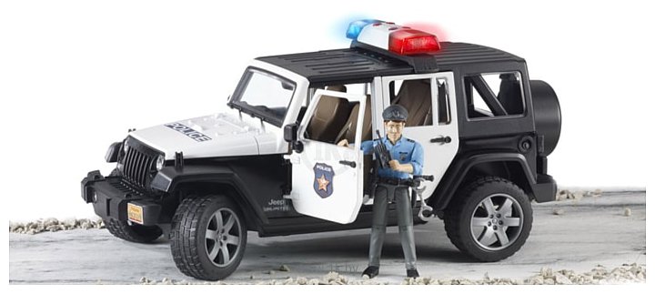 Фотографии Bruder Jeep Wrangler Unlimited Rubicon Police 02526