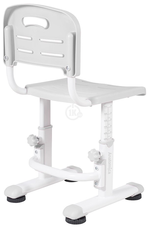 Фотографии Anatomica Legare + стул + надстройка + выдвижной ящик + светильник L4 (белый/серый)