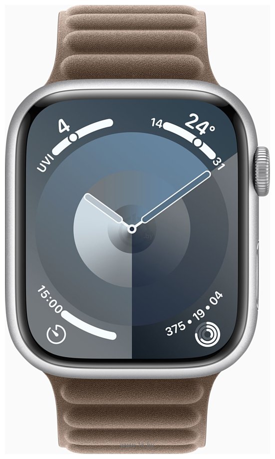 Фотографии Apple Watch Series 9 LTE 45 мм (алюминиевый корпус, замшевый ремешок S/M)