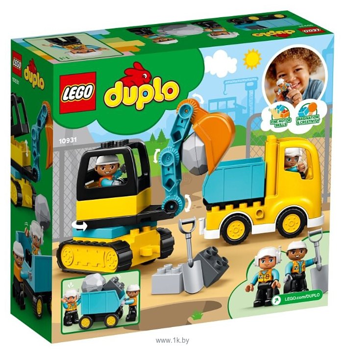 Фотографии LEGO DUPLO 10931 Грузовик и гусеничный экскаватор