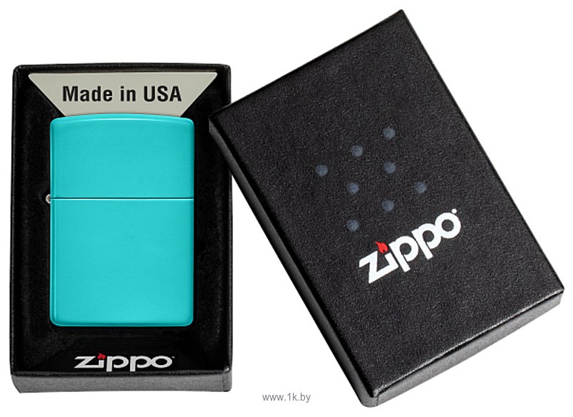 Фотографии Zippo Classic Flat Turquoise 49454