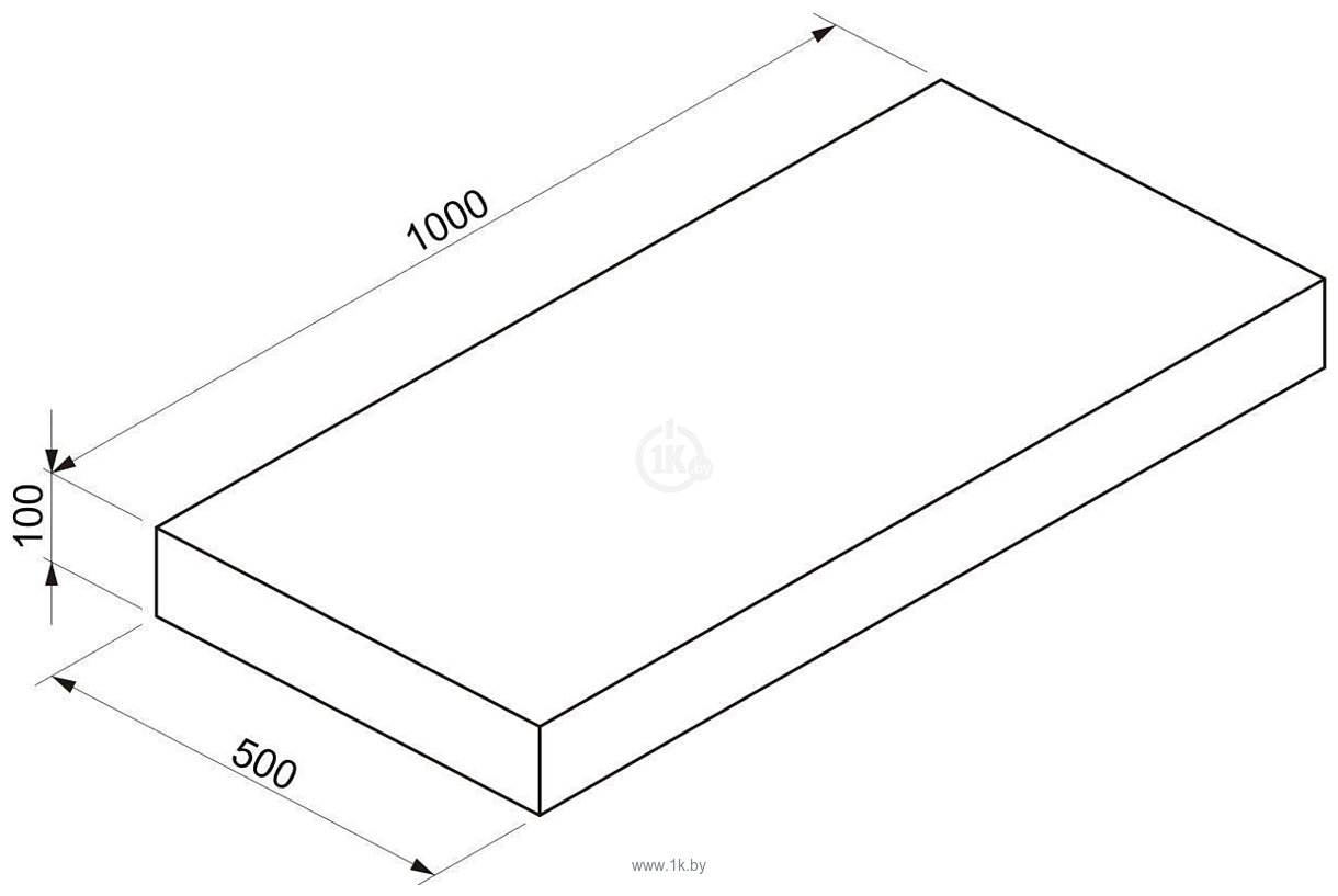 Фотографии Wellsee Genuine Tree 162018000, 100 см (столешница)