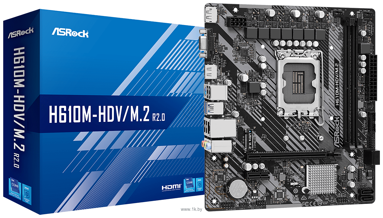 Фотографии ASRock H610M-HDV/M.2 R2.0