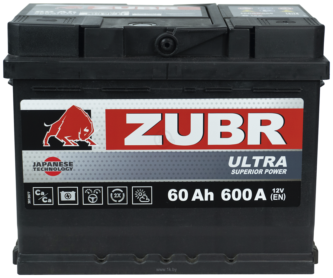 Фотографии Zubr Ultra Yuasa R+ Турция (60Ah)