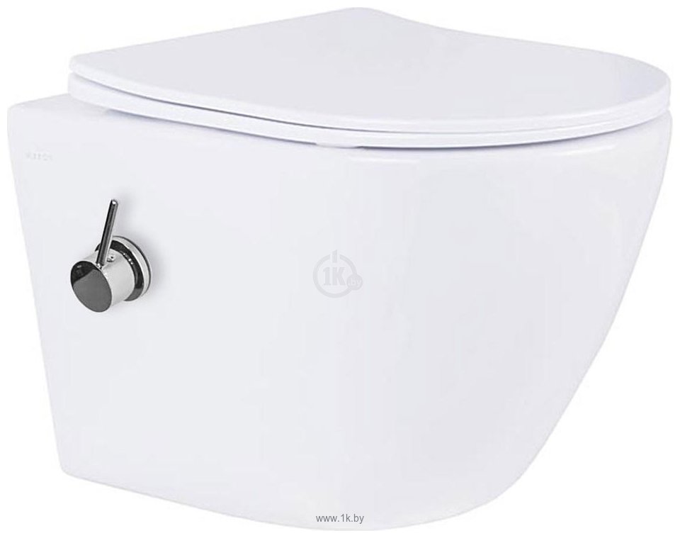 Фотографии Roxen Antares Bidet в комплекте с инсталляцией StounFix Slim 6 в 1 966690 (кнопка: бежевый)