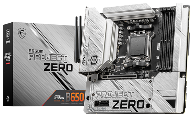 Фотографии MSI B650M Project Zero