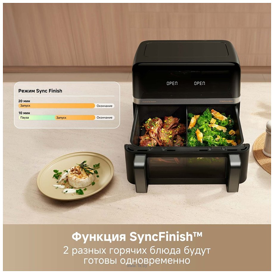 Фотографии Trouver Air Fryer FD20 Pro AF-5518ATB (черный)