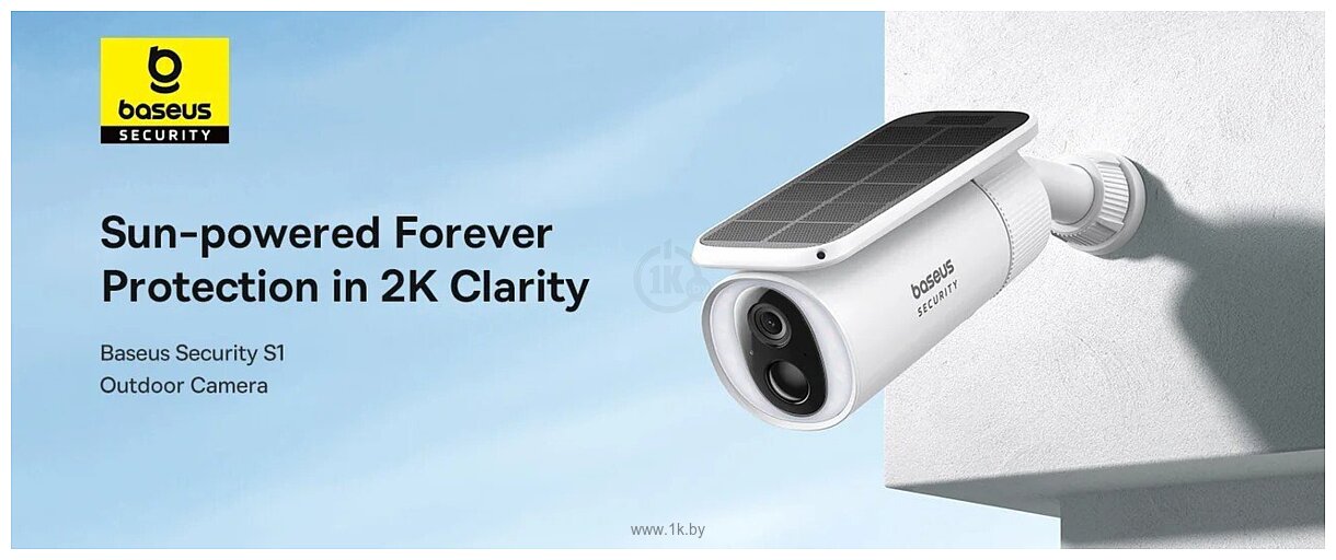 Фотографии Baseus S1 Outdoor 2K Solar Security Camera