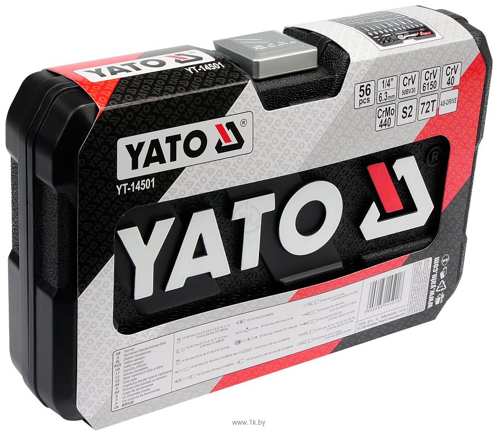 Фотографии Yato YT-14501 56 предметов