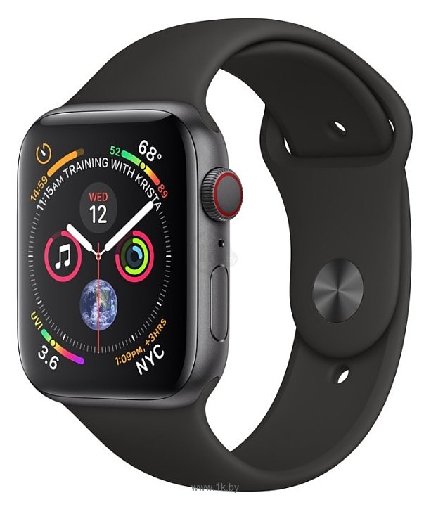 Фотографии Apple Watch Series 4 GPS + Cellular 40mm Stainless Steel Case with Sport Band