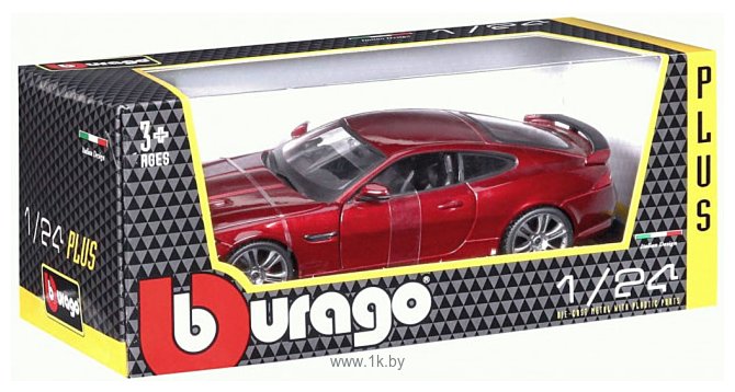 Фотографии Bburago Jaguar XKR-S 18-21063 (красный металлик)