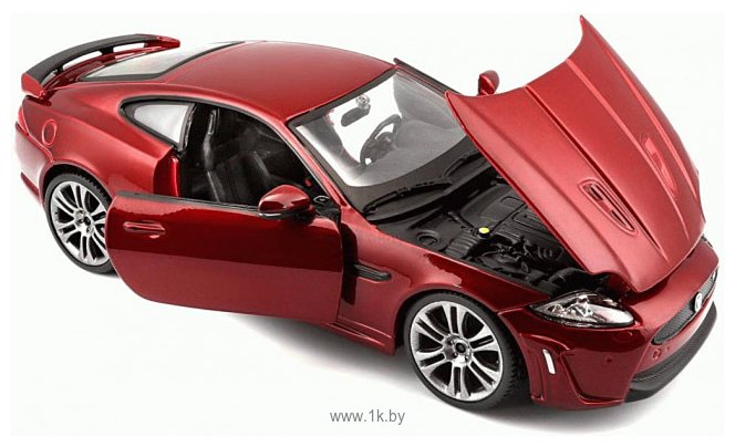 Фотографии Bburago Jaguar XKR-S 18-21063 (красный металлик)