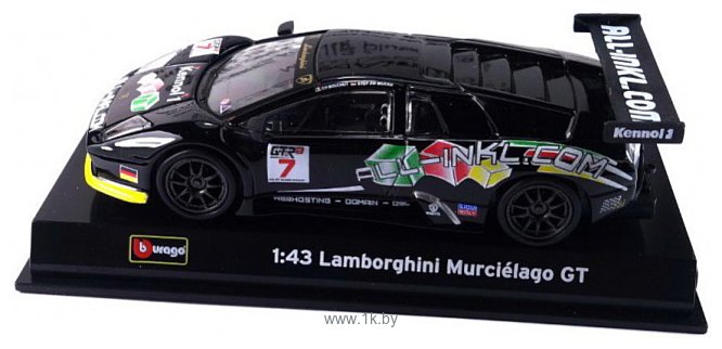 Фотографии Bburago Lamborghini Murcielago FIA GT 18-38002 (черный)