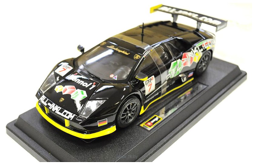 Фотографии Bburago Lamborghini Murcielago FIA GT 18-38002 (черный)