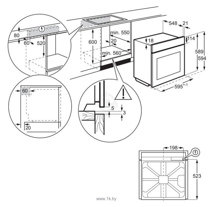 Фотографии Electrolux OKF3H70X