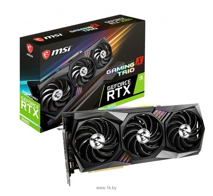 Фотографии MSI GeForce RTX 3080 10240MB GAMING X TRIO