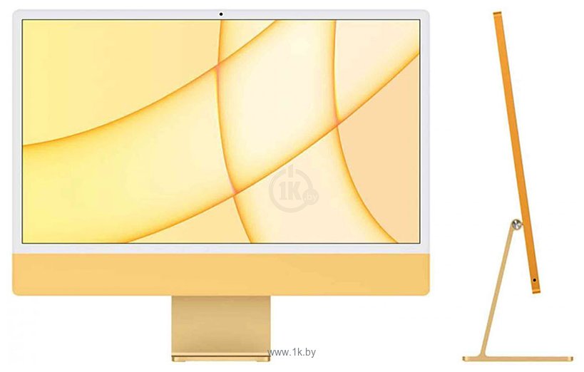 Фотографии Apple iMac M1 2021 24" (4 порта, 8/256, желтый)