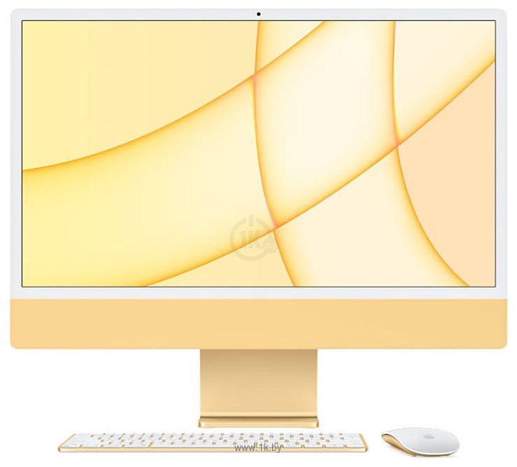 Фотографии Apple iMac M1 2021 24" (4 порта, 8/256, желтый)