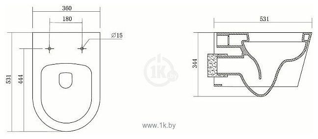 Фотографии Aquatek Оберон AQ1363W-00