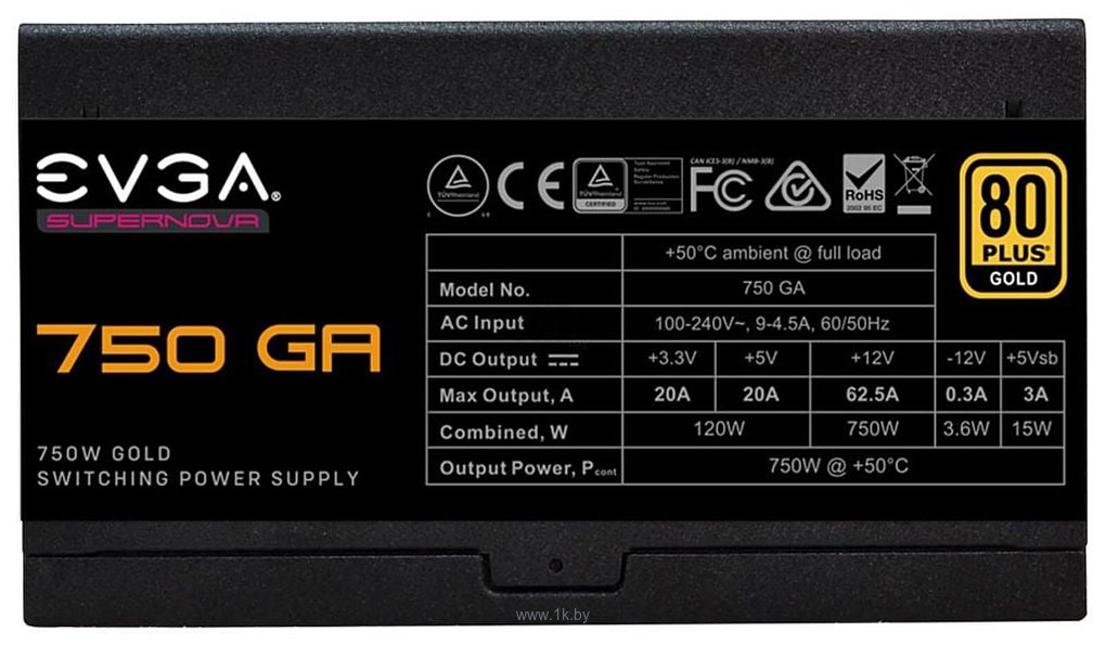 Фотографии EVGA SuperNOVA 750 GA 220-GA-0750-X2