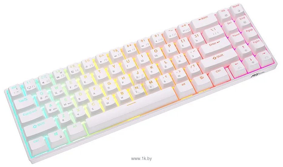 Фотографии Royal Kludge RK71 RGB white, RK Red