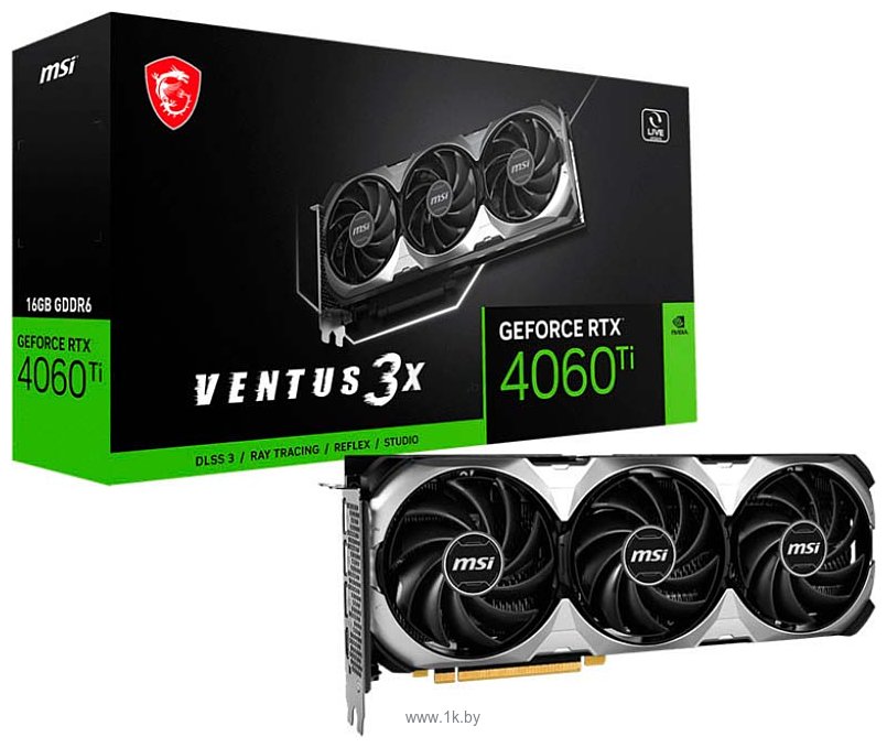 Фотографии MSI GeForce RTX 4060 Ti Ventus 3X 16G