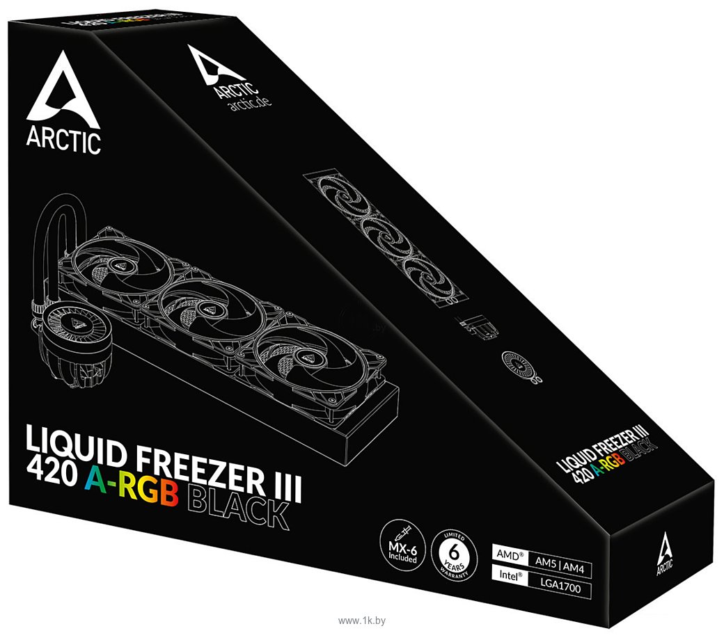 Фотографии Arctic Liquid Freezer III 420 A-RGB Black ACFRE00145A