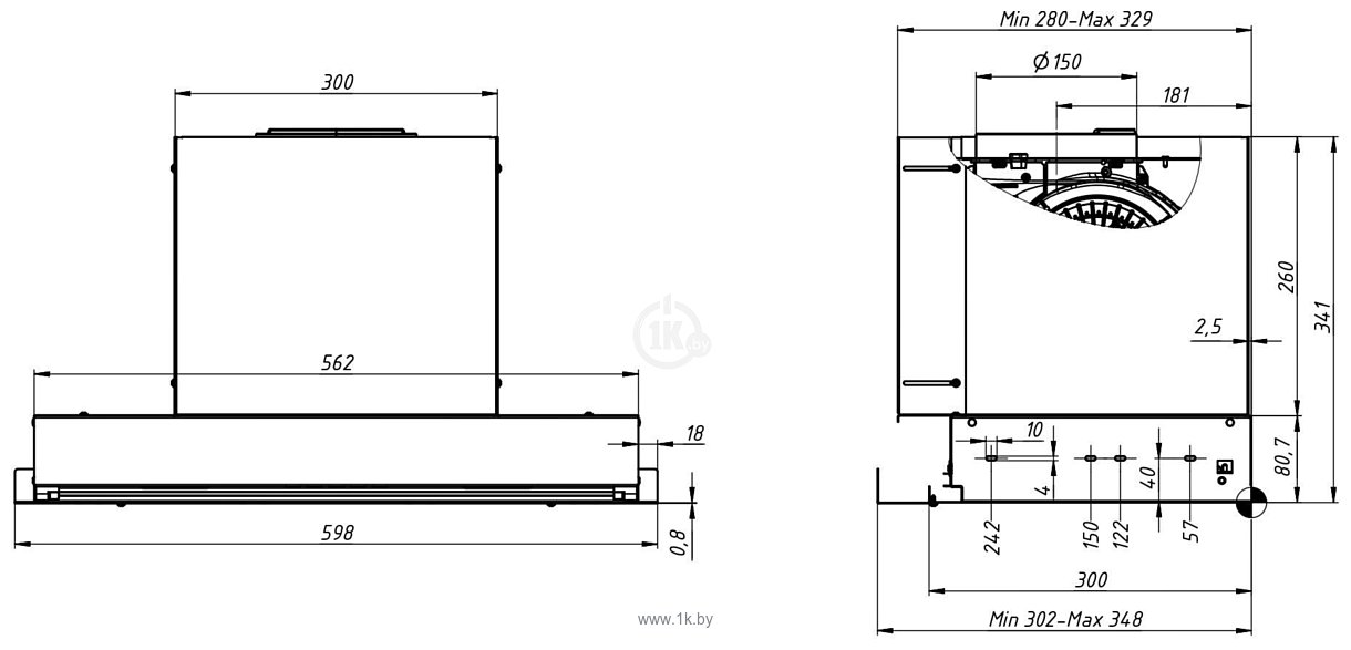 Фотографии Elikor Sense Glass 60П-1000 229362 (белый)