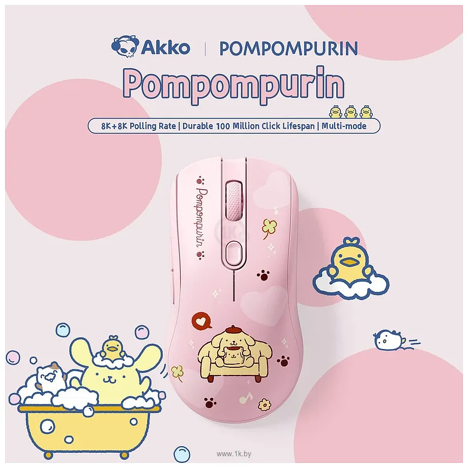 Фотографии Akko AG One 8K Pompompurin pink