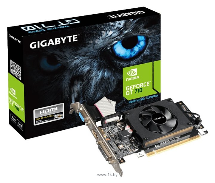 Фотографии GIGABYTE GeForce GT 710 1024Mb (GV-N710D3-1GL)