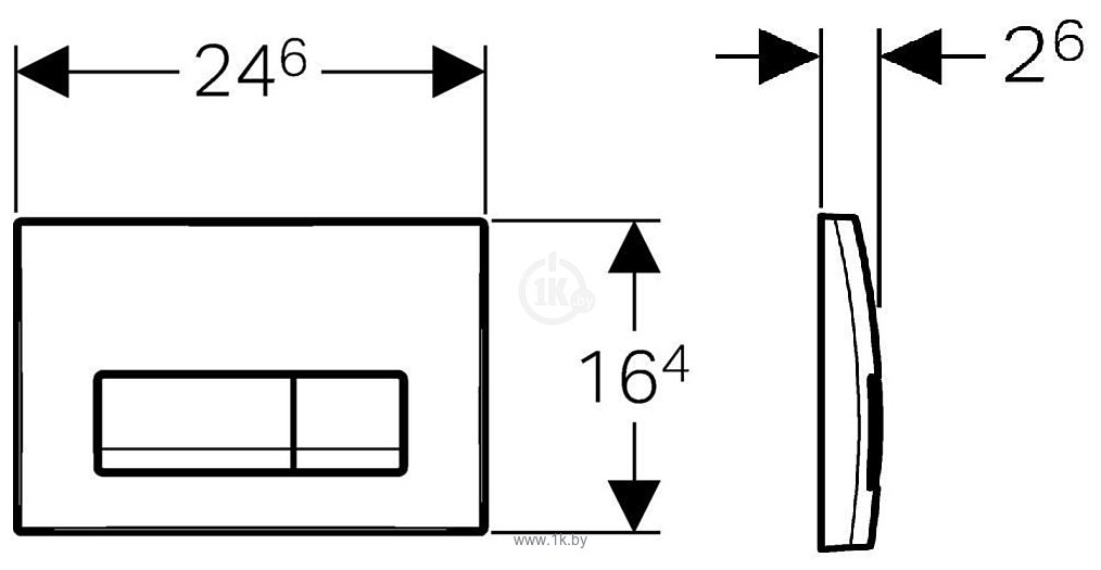 Фотографии Geberit Delta 51 115.105.21.1