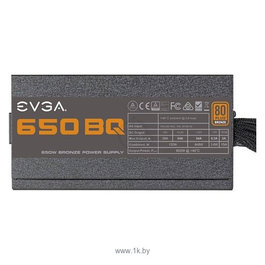 Фотографии EVGA BQ 650W (110-BQ-0650-V2)