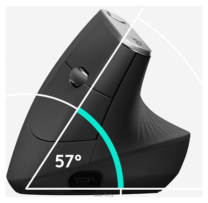 Фотографии Logitech MX Vertical Ergonomic Mouse for Stress Injury Care black USB