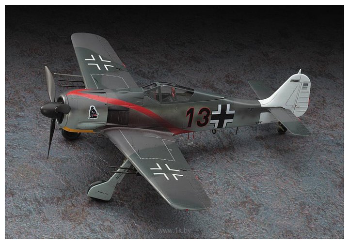 Фотографии Hasegawa Истребитель Focke Wulf FW190A-5/U12 W/Gun Pack