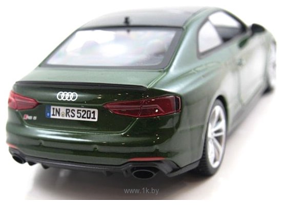 Фотографии Bburago Audi RS 5 Coupe 18-21090 (зеленая)