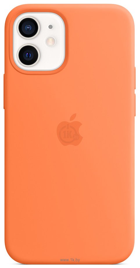 Фотографии Apple MagSafe Silicone Case для iPhone 12 mini (кумкват)
