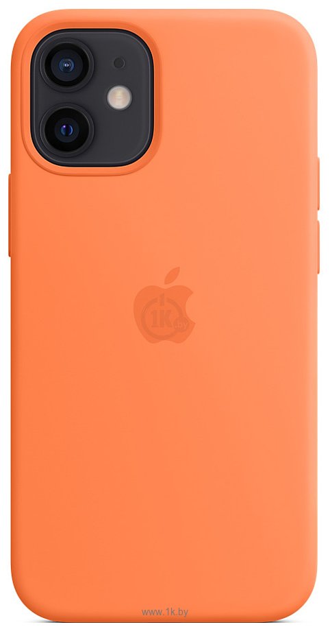 Фотографии Apple MagSafe Silicone Case для iPhone 12 mini (кумкват)