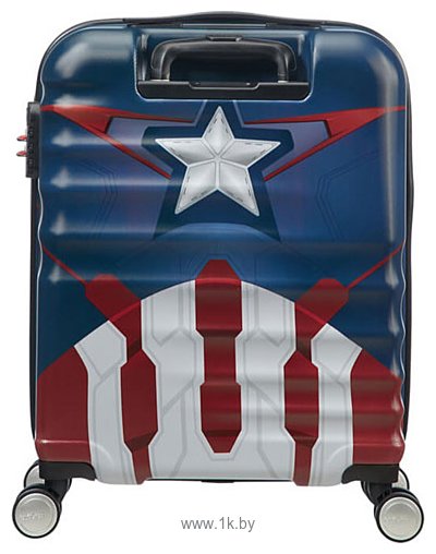 Фотографии American Tourister Wavebreaker Disney Captain America Close-Up 55 см