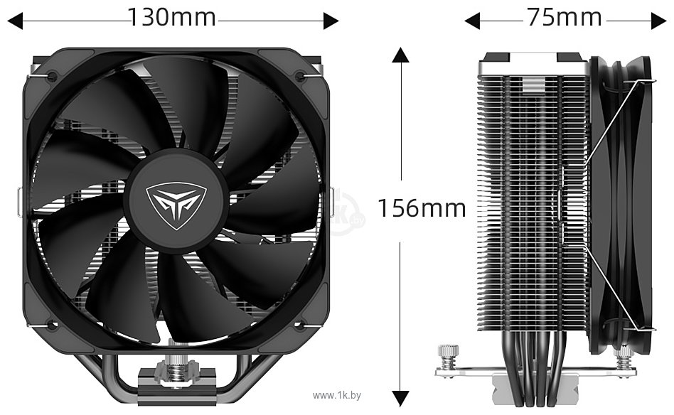 Фотографии PCcooler K4 (черный)