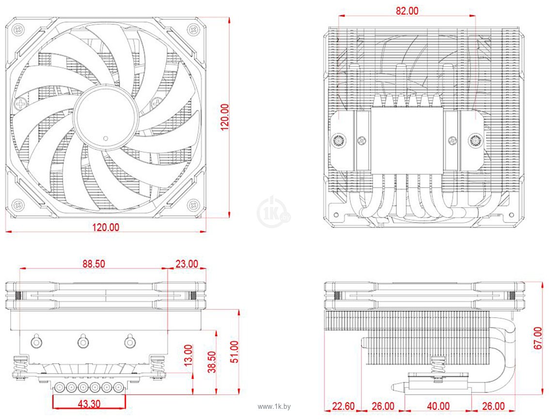 Фотографии ID-COOLING IS-67-XT WHITE