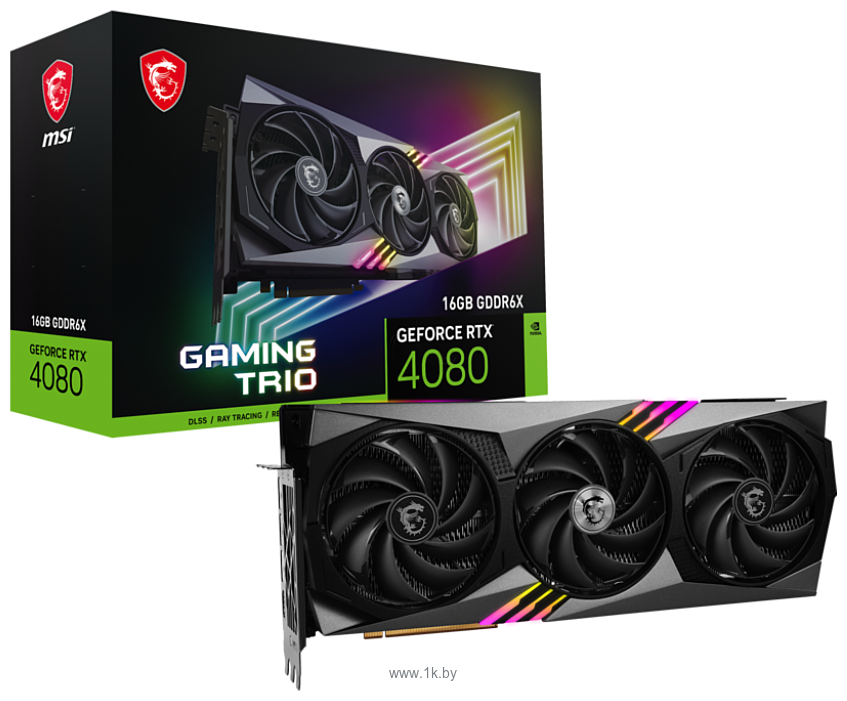 Фотографии MSI GeForce RTX 4080 16GB Gaming Trio