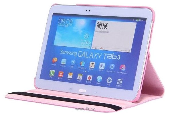 Фотографии LSS Rotation Cover Pink для Samsung GALAXY Tab 3 10.1"