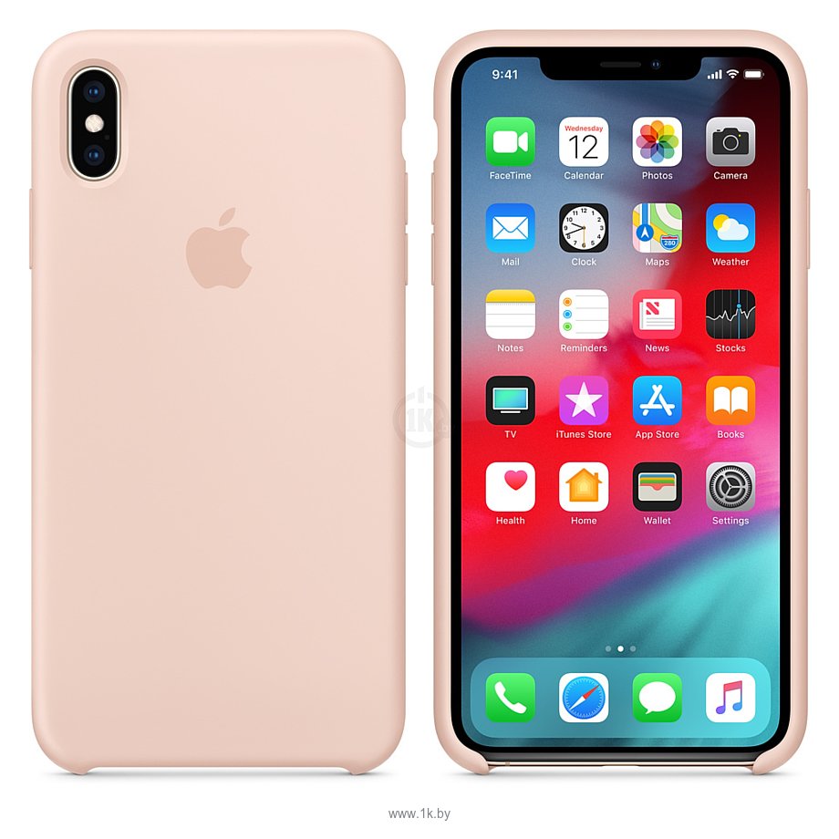 Фотографии Apple Silicone Case для iPhone XS Max Pink Sand