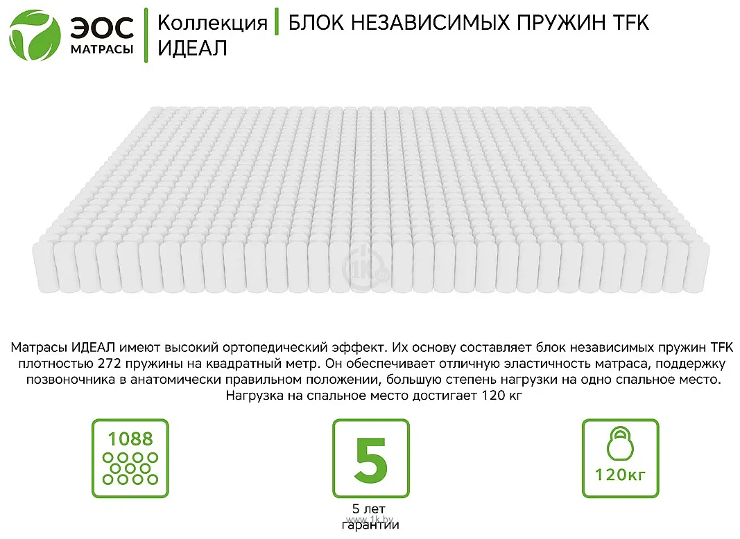 Фотографии ЭОС Идеал Тип 3 90x160 (трикотаж)