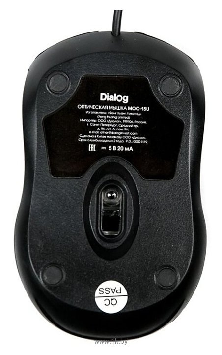 Фотографии Dialog MOС-15U black USB