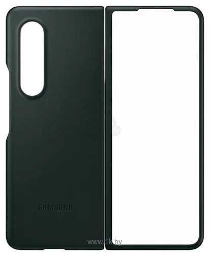 Фотографии Samsung Leather Cover для Samsung Galaxy Z Fold3 (зеленый)