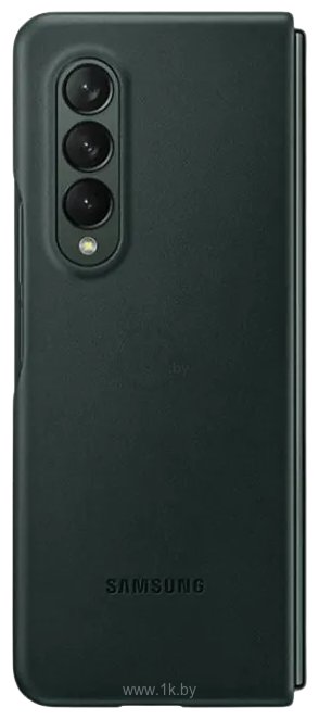 Фотографии Samsung Leather Cover для Samsung Galaxy Z Fold3 (зеленый)