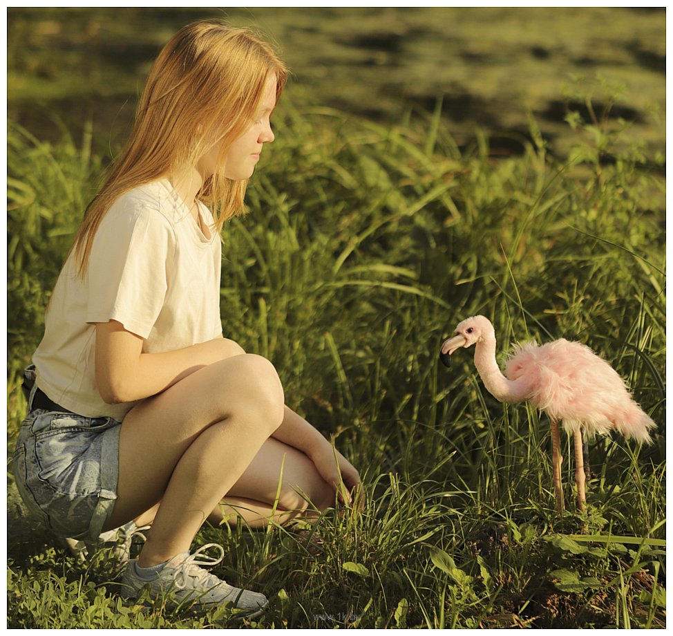 Фотографии Hansa Сreation Розовый фламинго 5680 (38 см)