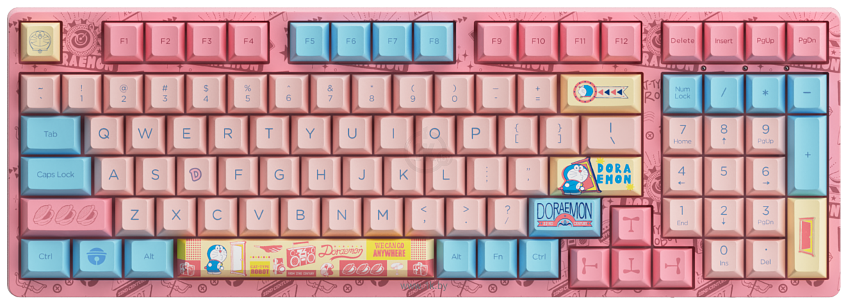 Фотографии Akko 3098B Doraemon Macaron Akko CS Jelly Pink