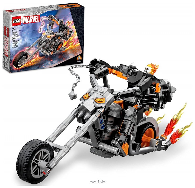 Фотографии LEGO Marvel Super Heroes 76245 Робот и мотоцикл Призрачного гонщика